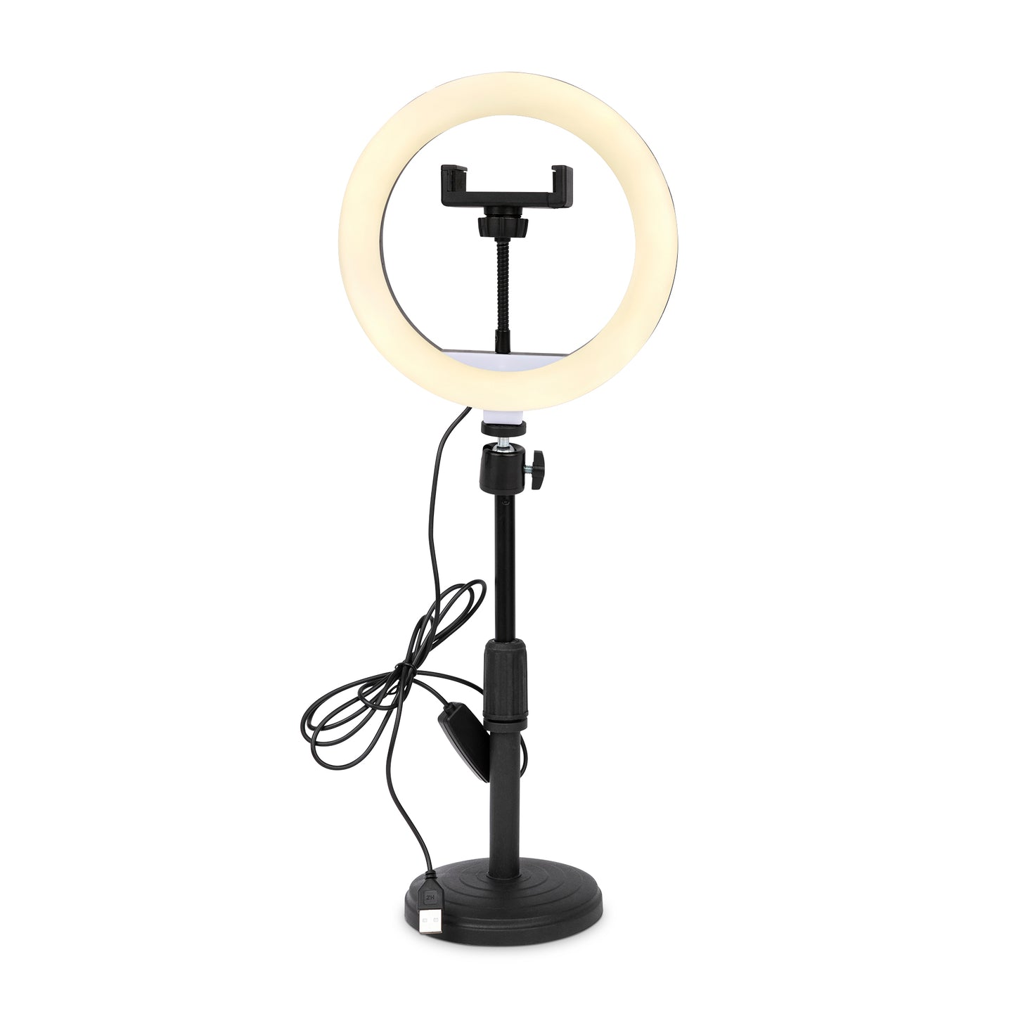 Desktop Ring Light with Adjustable Stand