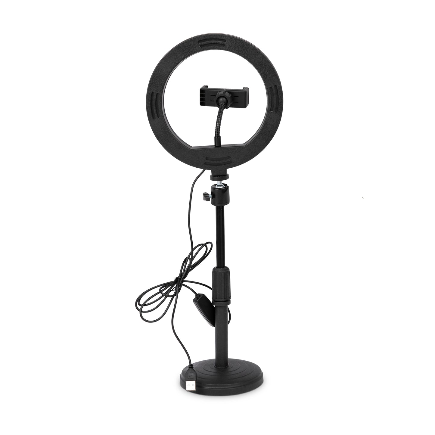 Desktop Ring Light with Adjustable Stand